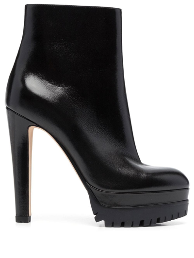 Sergio Rossi Shana Ankle-length Boots In Black