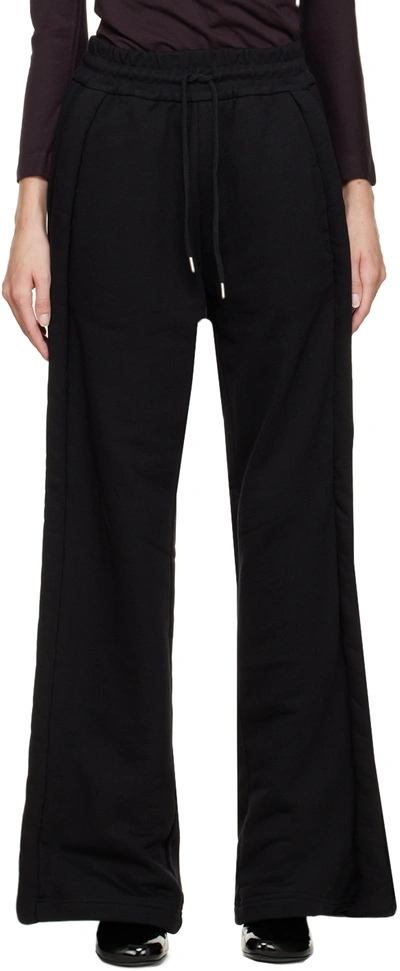 Dries Van Noten Black Drawstring Lounge Pants
