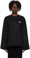 Trunk Project Black Vented Sweatshirt In Black
