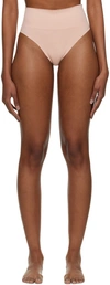 Wolford Beige Light Shaping Seamless Thong In 407 Clay