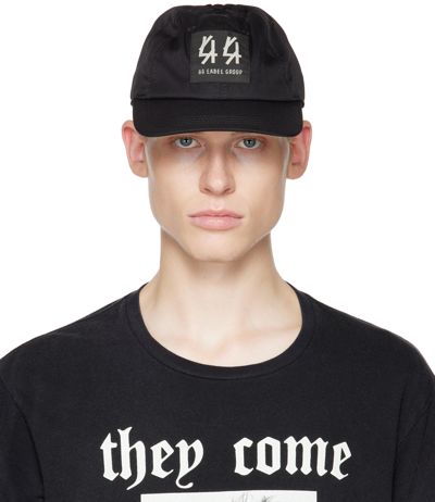 44 Label Group Logo Patched Baseball Cap In Black