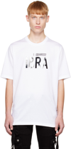 Dsquared2 Ibra Over Cotton Jersey T-shirt In 100 Col. 100