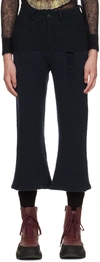 Ponder.er Ssense Exclusive Navy Jean Trousers In Navy