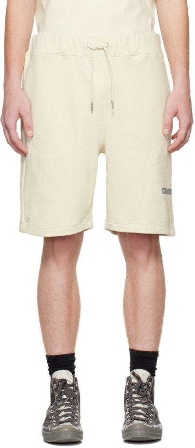 A-cold-wall* Off-white Converse Edition Shorts In Bone White