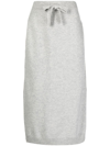 N•PEAL STRAIGHT CASHMERE SKIRT