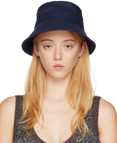 Chloé + Net Sustain Recycled Cotton-canvas Bucket Hat In Blue