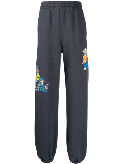 Off-white Outer Space Track Trousers In Blue