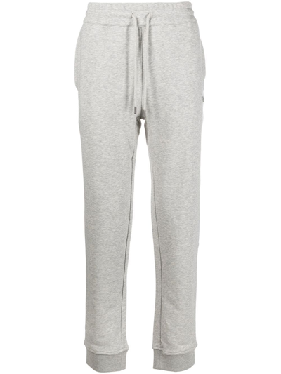 Woolrich Drawstring-fastening Waistband Trousers In Light Grey Melange