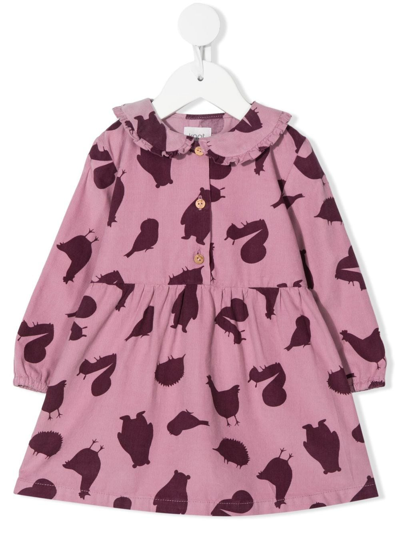 Knot Babies' Giselle Corduroy Dress In Pink