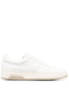 TAGLIATORE LOW-TOP LEATHER SNEAKERS