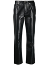 AGOLDE LYLE LEATHER TROUSERS