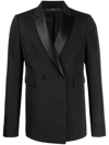 Sapio Double-breasted Blazer In Black