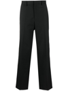 Misbhv Mid-rise Straight-leg Trousers In Black
