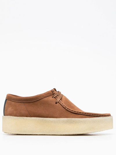 Clarks Leather Lace-up Shoes In Brown
