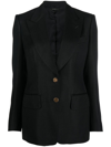 Tom Ford Single-breasted Tailored Blazer In Black