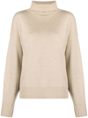 Isabel Marant Aspen Roll-neck Jumper In Neutrals