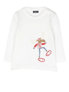 Il Gufo Embroidered Long-sleeved T-shirt In White