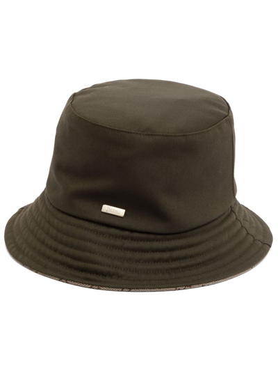 Herno Baxter Bucket Hat In Green