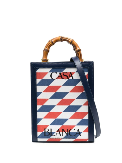 Casablanca Casa Logo-print Tote Bag In White