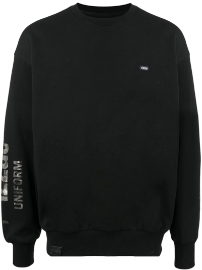 Izzue Logo-print Sweatshirt In Black