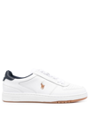 POLO RALPH LAUREN COURT LOGO-EMBROIDERED SNEAKERS
