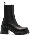 WOOLRICH SQUARE-TOE ANKLE BOOTS