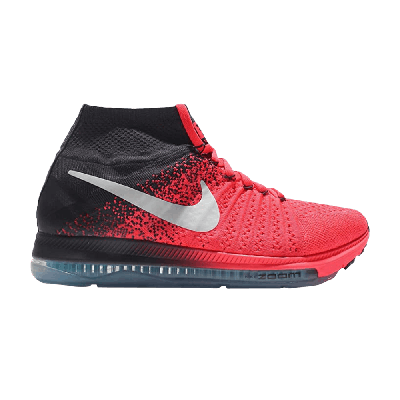 Pre-owned Nike Wmns Zoom All Out Flyknit 'hot Punch Blue' In Red