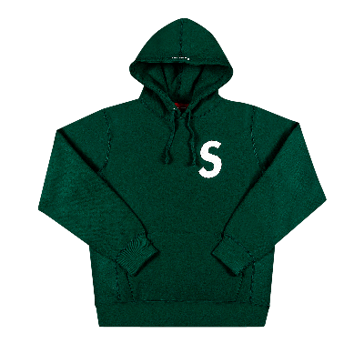 Pre-owned Supreme S Logo Hooded Sweatshirt 'dark Green'