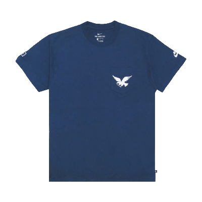 Pre-owned Nike Sb X Parra Usa Federation Kit T-shirt 'brave Blue/white'