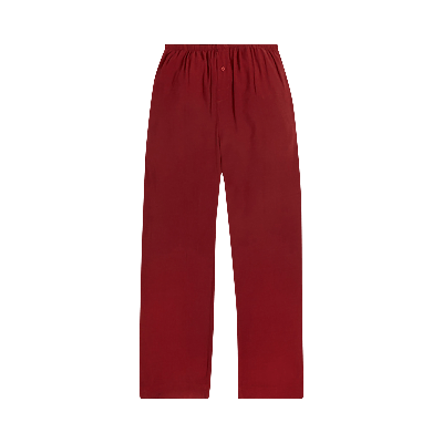 Pre-owned Gallery Dept. Chateau Josue Pajamas 'burgundy' In Red