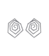 ARUNASHI Diamonds Going in Triangles Earrings