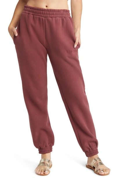 Rip Curl Premium Surf Joggers In Dark Red