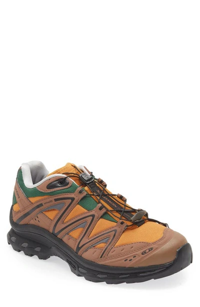 Salomon Panelled Drawstring-fastening Low-top Sneakers In Orange,brown,green