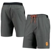 COLUMBIA COLUMBIA HEATHERED GRAY CLEMSON TIGERS TWISTED CREEK OMNI-SHIELD SHORTS