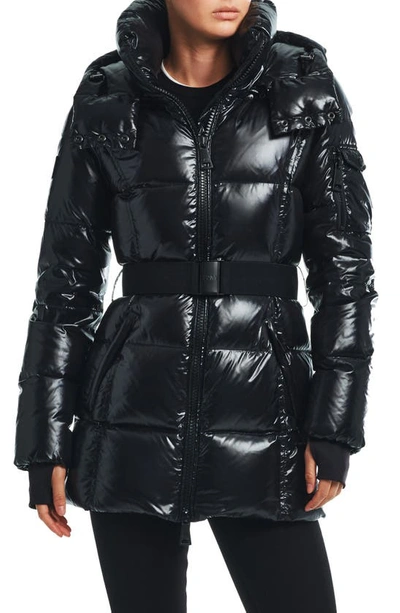 Sam. Savannah Quilted Puffer Jacket In Black