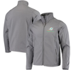 Dunbrooke Charcoal Miami Dolphins Sonoma Softshell Full-zip Jacket In Charcoal