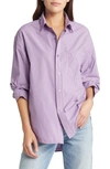 Citizen Of Humanity Kayla Button-up Shirt In Wedgewood