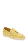 Loro Piana Summer Charms Loafer In Buttercup Yellow