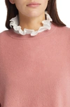 Lele Sadoughi Juliana Imitation Pearl Collar In Ivory