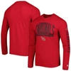 New Era Cardinal Arizona Cardinals Combine Authentic Home Stadium Long Sleeve T-shirt In Cardinal