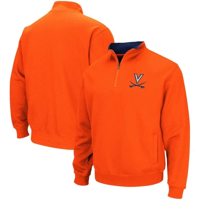 Colosseum Orange Virginia Cavaliers Tortugas Team Logo Quarter-zip Jacket