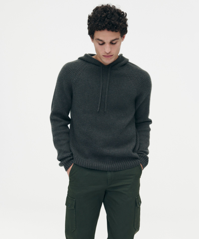 Naadam Luxe Cashmere Fisherman Hoodie In Olive
