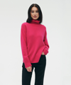 Naadam Luxe Cashmere Turtleneck Tunic In Fuchsia