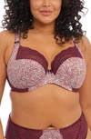 Elomi Lucie Full Figure Underwire Plunge Bra In Wild Thing