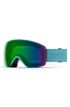 Smith Skyline 157mm Chromapop™ Snow Goggles In Storm / Chromapop Green Mirror