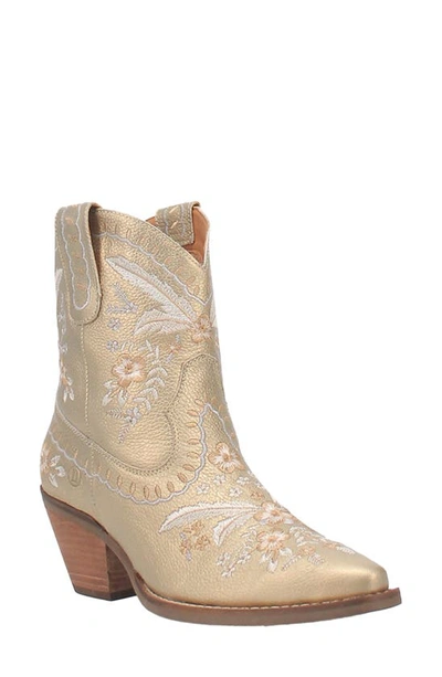 Dingo Primrose Western Boot In Gold