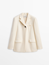 MASSIMO DUTTI BLAZER WITH HIGH BUTTONS - LIMITED EDITION