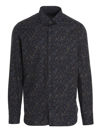 BARBA NAPOLI PATTERNED POPLIN SHIRT