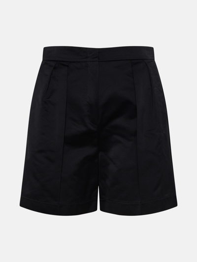 Max Mara Black Nylon Shorts