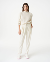 Iro Nahima High-waisted Pants In Ecru